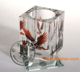 廣州現貨水晶筆筒 優質辦公用品與商務禮品的理想之選